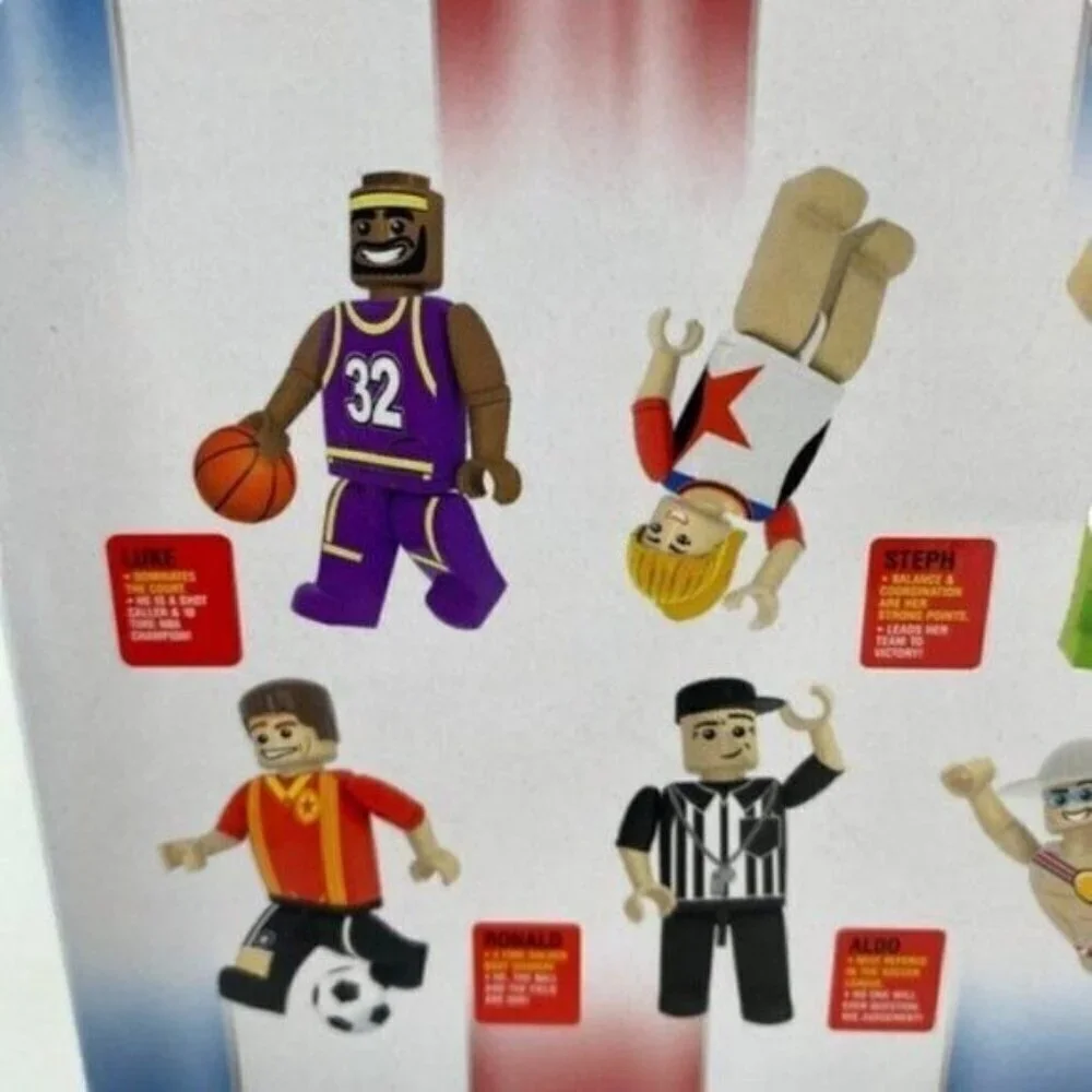 Blokko sports minifigures
